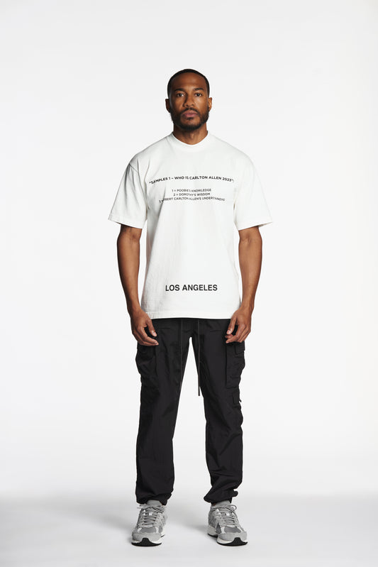 "Samples 1:Who Is Carlton Allen 2023" Perfect Neck Tee